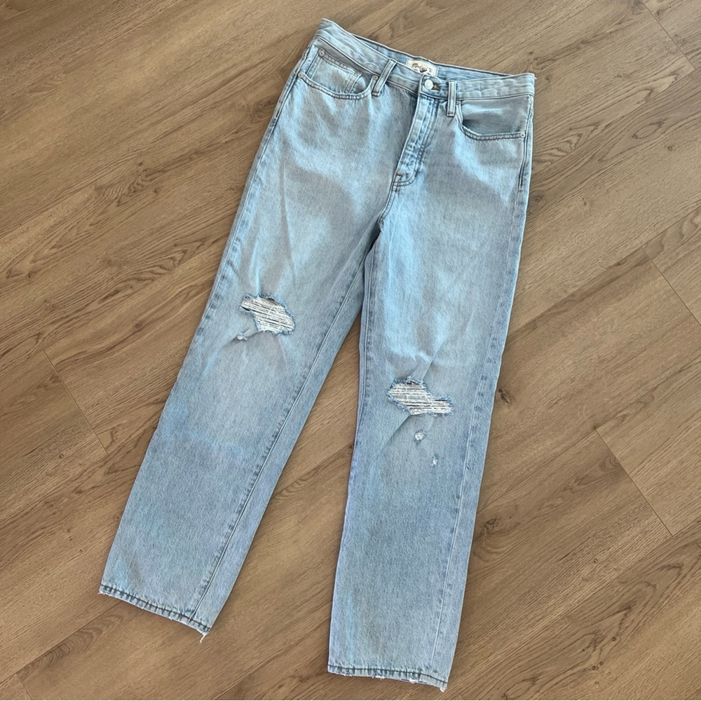 MADEWELL | The DadJean Denim Wide Leg Relaxed 90s Jeans Light Wash Y2K Size 26